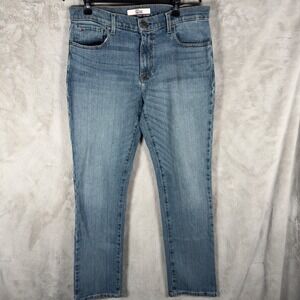 Tommy Hilfiger Denim Men Jeans Straight Fit Blue Wash Size 33x32
